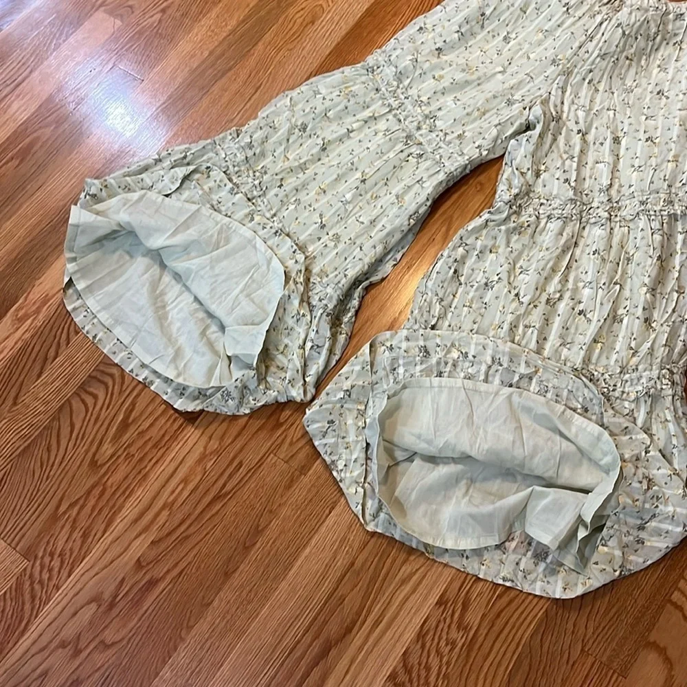 Free People Emmaline Tiered Pull-On Pants Size XS NWT